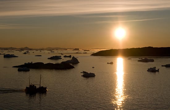 Arctic summer night