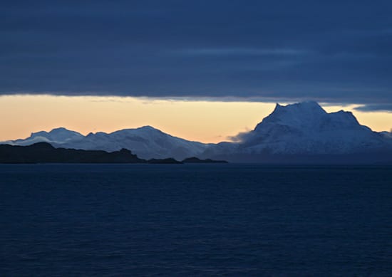 Tracking warm eddies in a cold sea