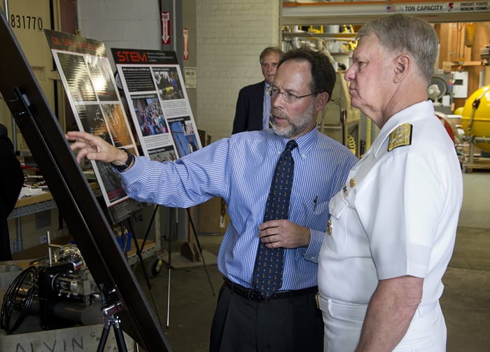 Visit from an Admiral