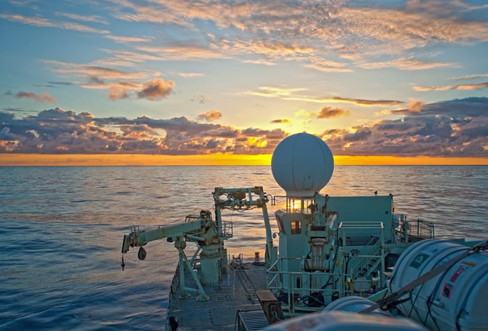 Sunset at Sea