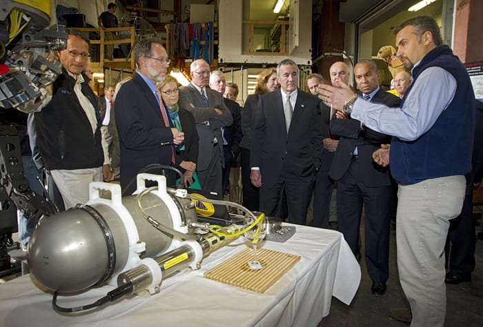 Governor Patrick Visits WHOI