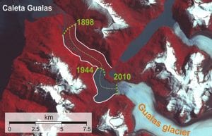 The Retreat of the Gualas Glacier