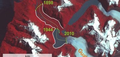 The Retreat of the Gualas Glacier