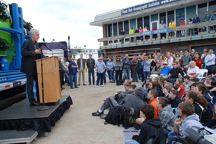 James Cameron, Chatham Middle School kids