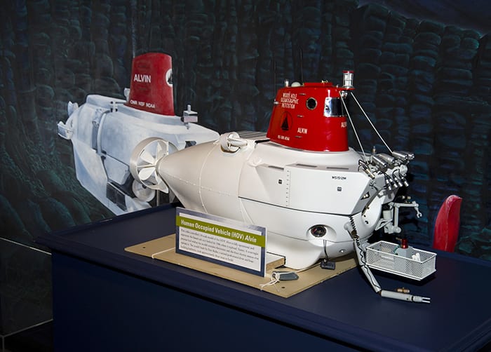 Little Alvin Model on Display