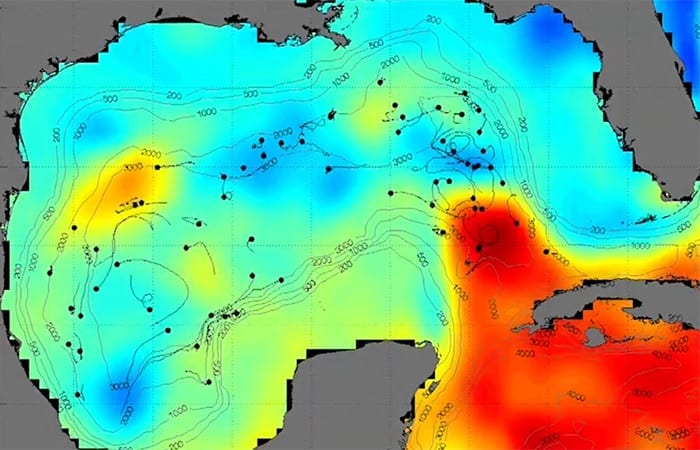 Hidden Currents in the Gulf of Mexico