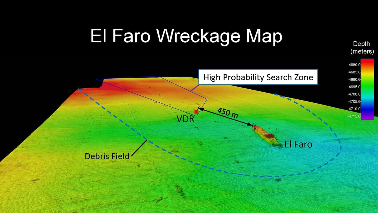 WHOI Technology Used in Locating El Faro Data Recorder