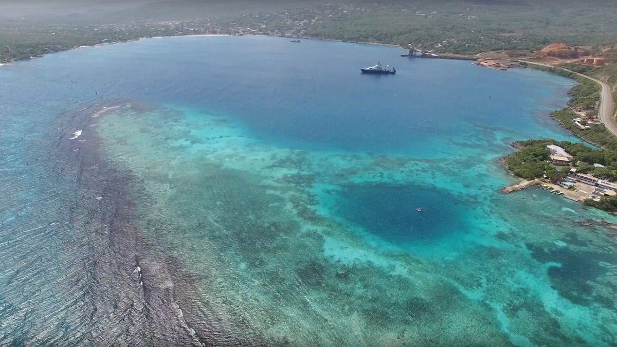 Blue Holes and Hurricanes