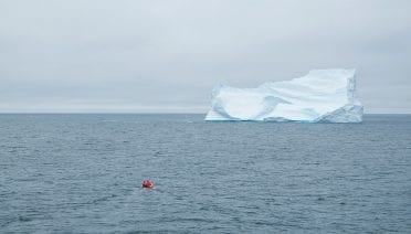 Red Boat, White Ice, Blue Sea