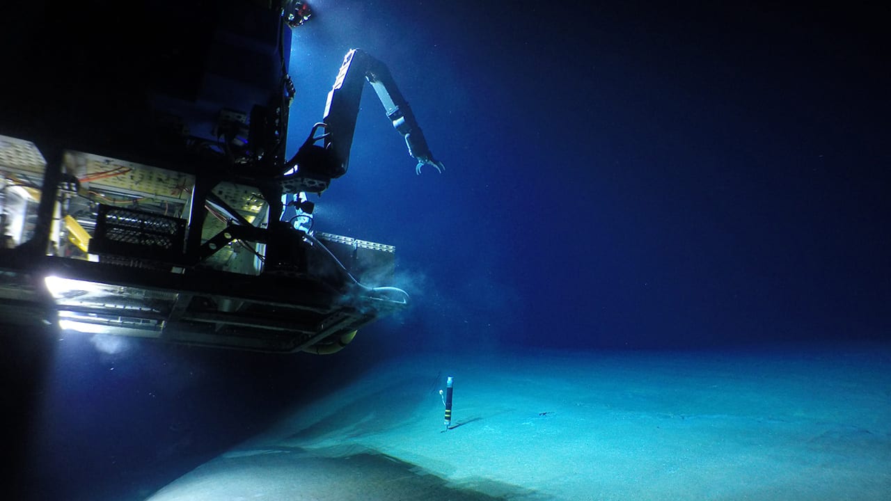 An Underwater Eruption