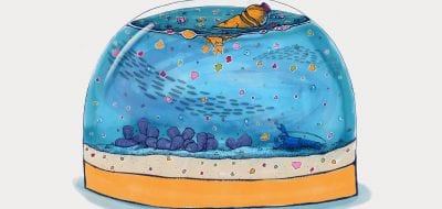 Tracking a Snow Globe of Microplastics
