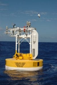 The ASIMET system consists of seven modular sensors that can be mounted on ocean buoys or ships. (Photo by Sean Whelan, Woods Hole Oceanographic Institution)