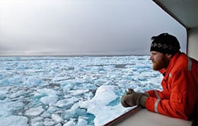  "brash ice," in the Arctic Ocean in summer (Photo by Chris Linder, Woods Hole Oceanographic Institution)