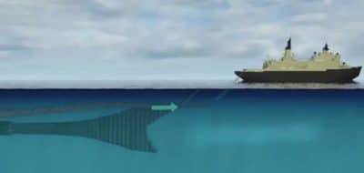 animation of industrial fishing