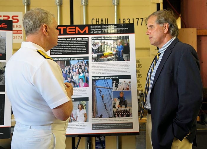 Visit from Chief of Naval operations Admiral Gary Roughead