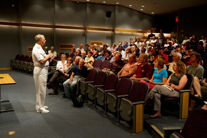 Visit from Chief of Naval Operations Admiral Gary Roughead