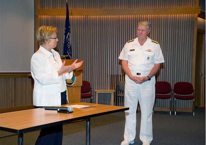 Visit from Chief of Naval operations Admiral Gary Roughead