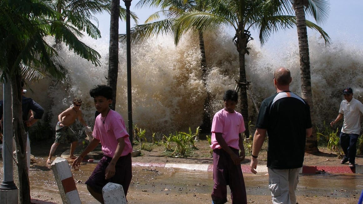 tsunamis travel 500 hours on land