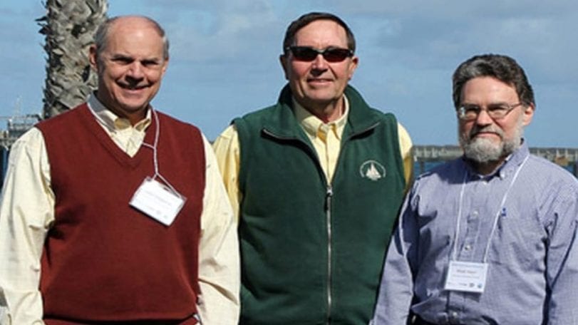 WHOI researchers John Stegeman, Don Anderson and Mark Hahn. (