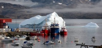 ship and ice