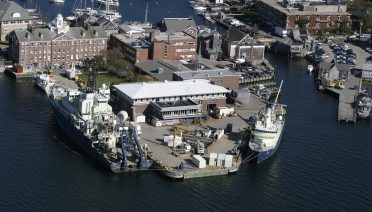 whoi dock aerial