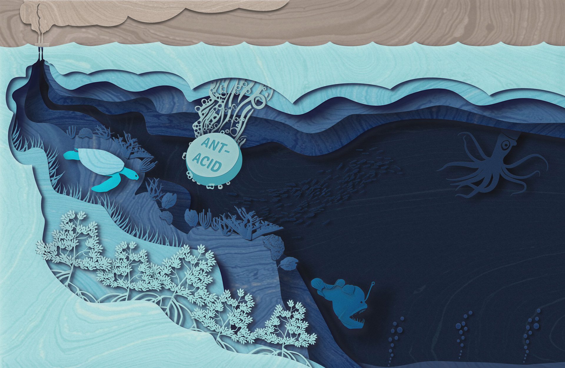 carbon dioxide removal conceptual graphic