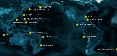 four major ocean zones