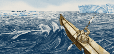 Paddling Illustration