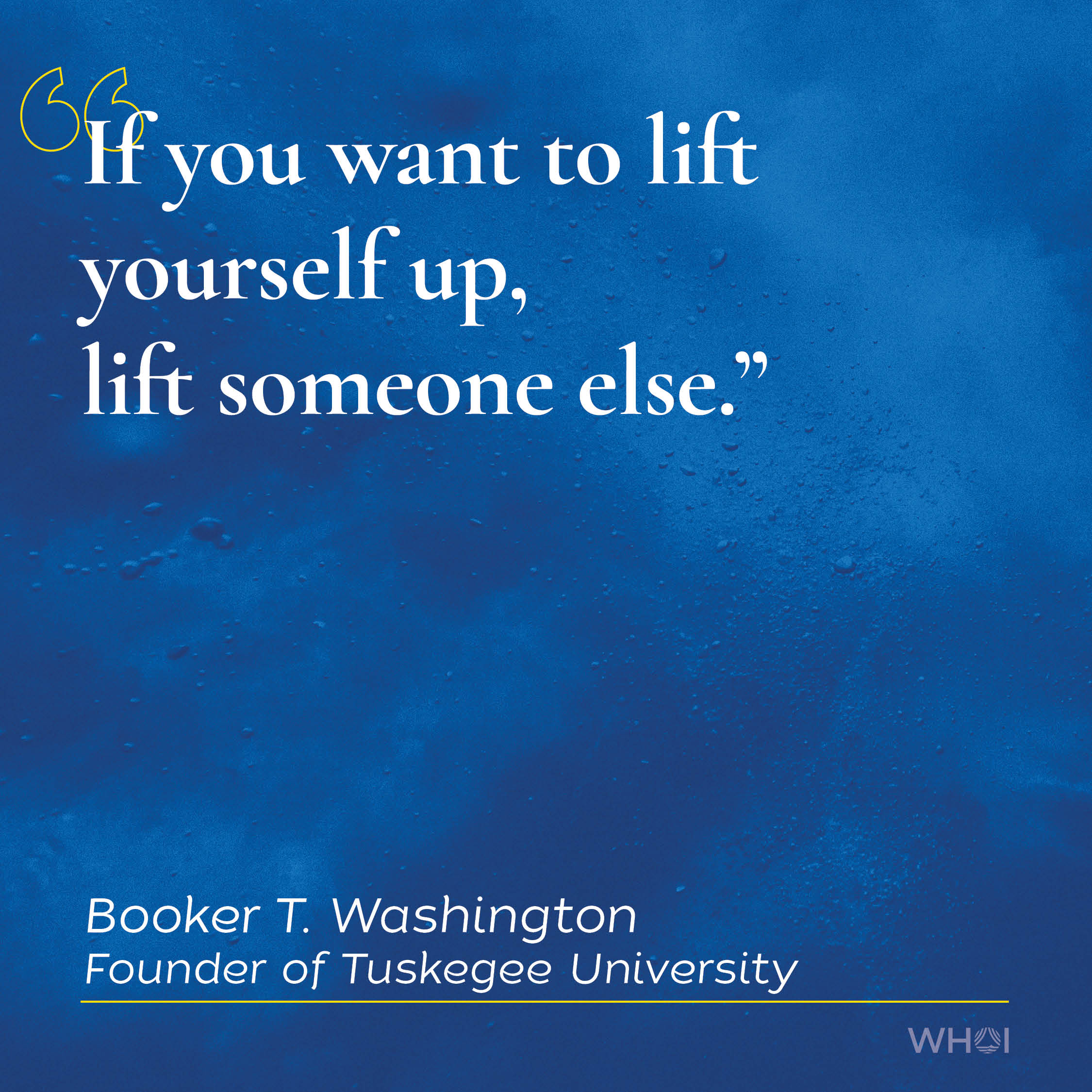 Booker T. Washington Quote