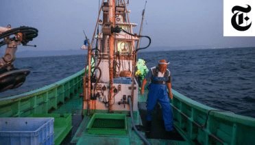 Masatsugu Shibata, a fisherman near the Fukushima Daiichi nuclear power plant, is concerned the plan to release the water will threaten his livelihood. (Credit: Noriko Hayashi for The New York Times)