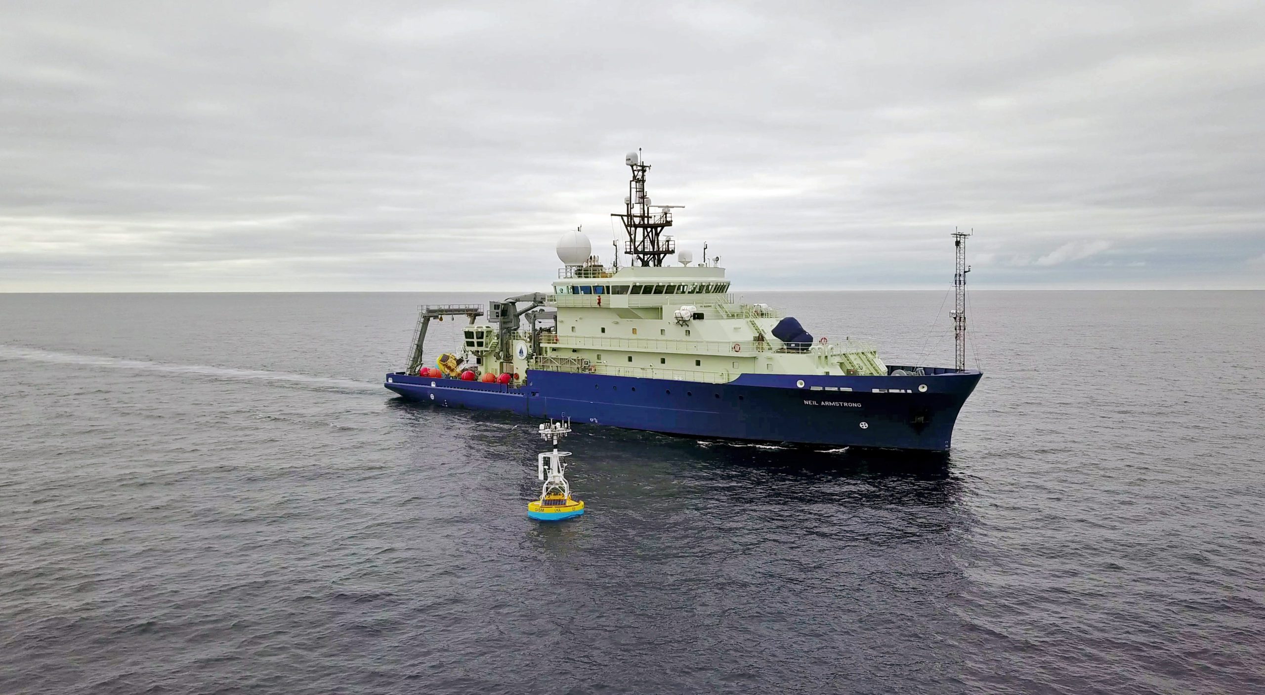 Armstrong and buoy
