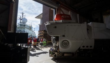 Alvin in the WHOI High Bay