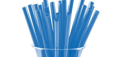 blue straws