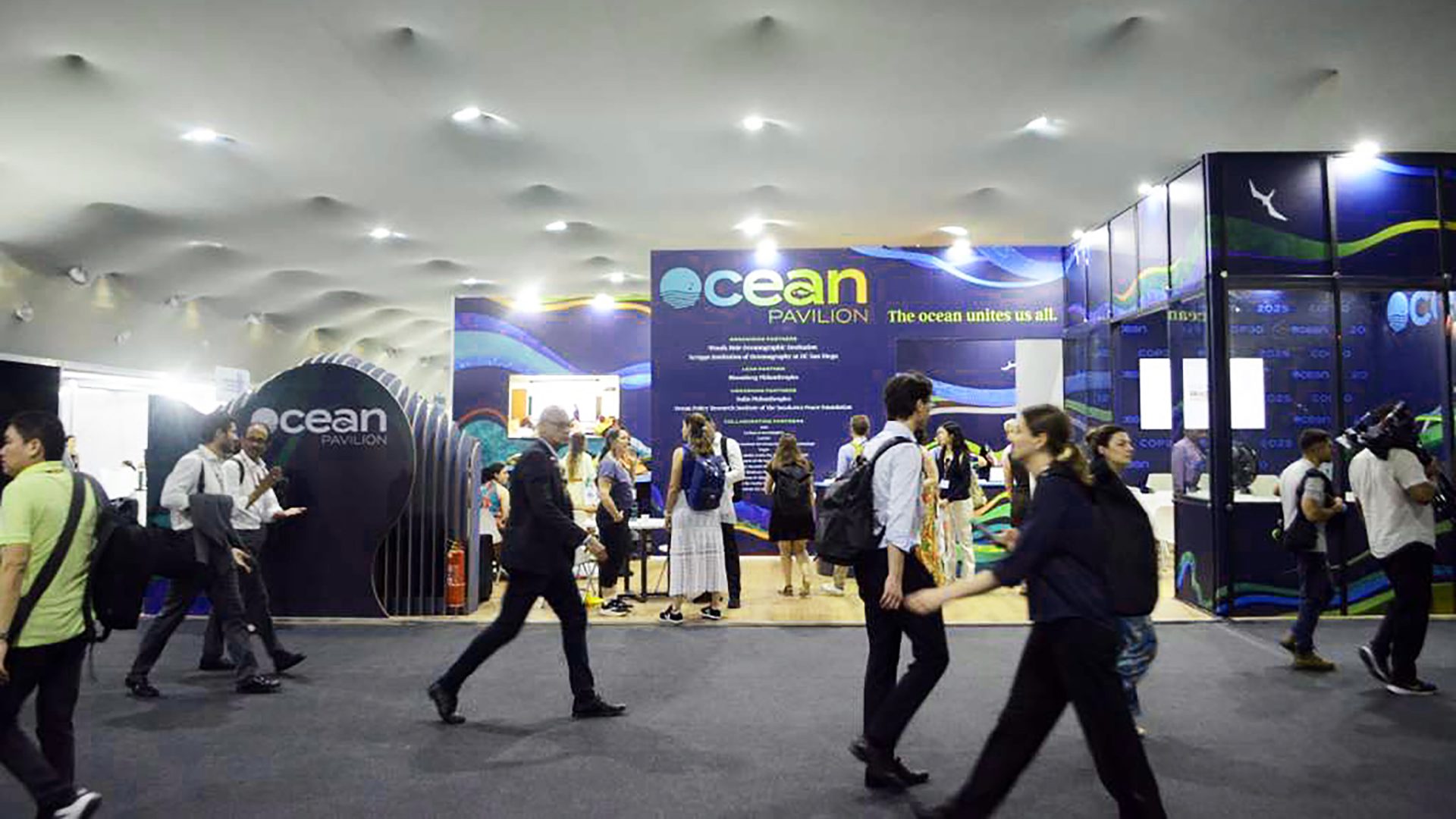 This year marks the fourth appearance of the Ocean Pavilion in the Blue Zone of a UN Climate Conference of the Parties. (Photo courtesy of the Ocean Pavilion)
