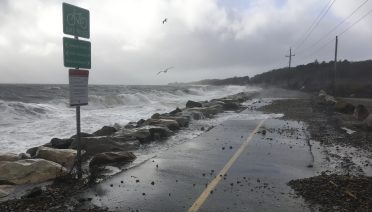 Impacts from flooding that occurred in Falmouth, Massachusetts on December 23, 2022. (Photo by Chris Piecuch)
