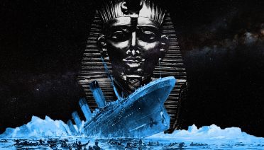 Titanic sinking with mummy's tomb