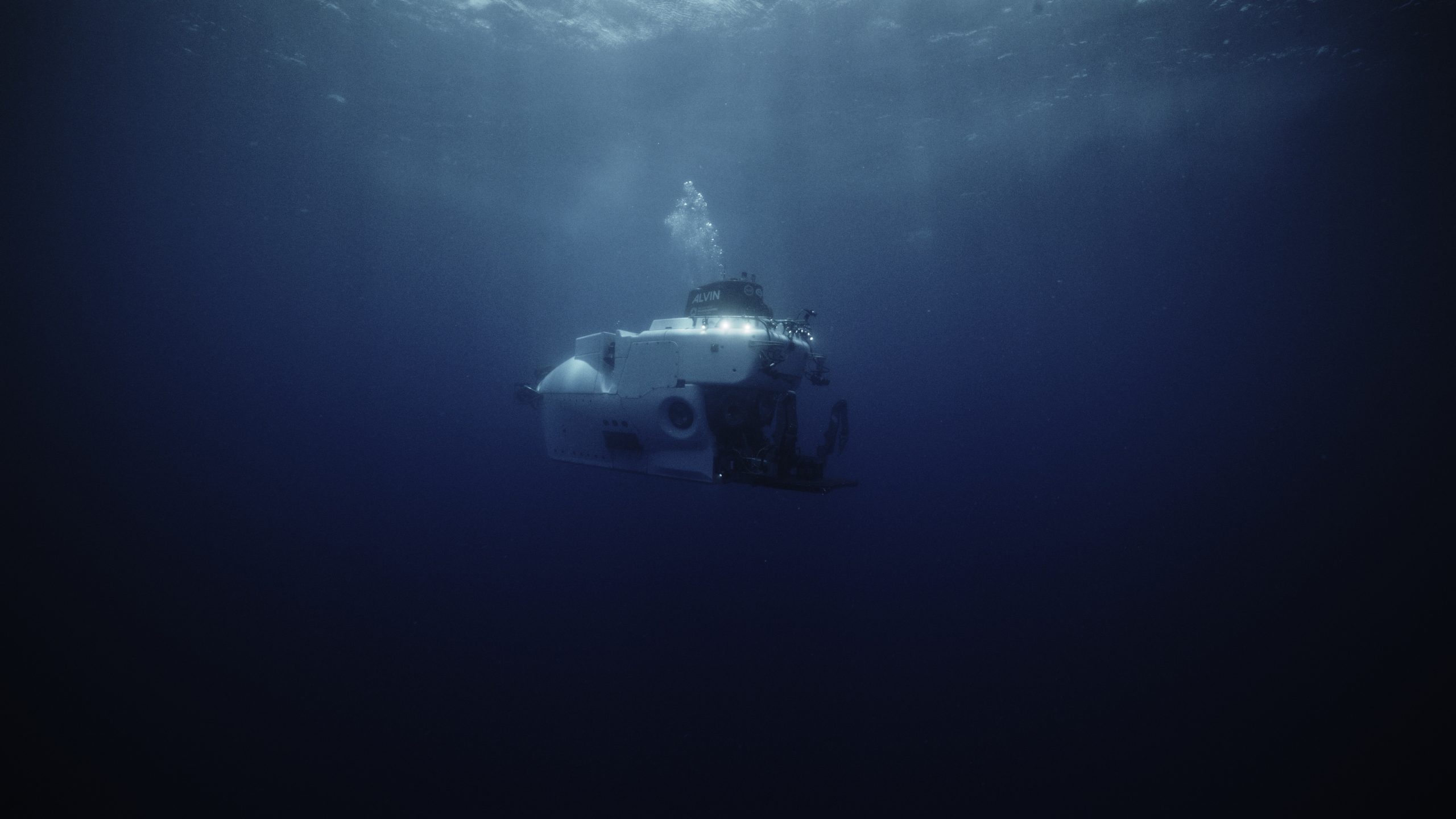 Alvin underwater