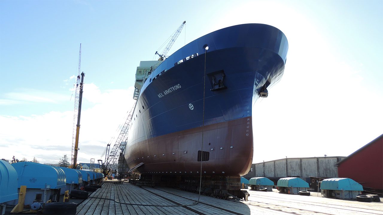 R/V Neil Armstrong launch