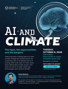 AI and Climate flyer