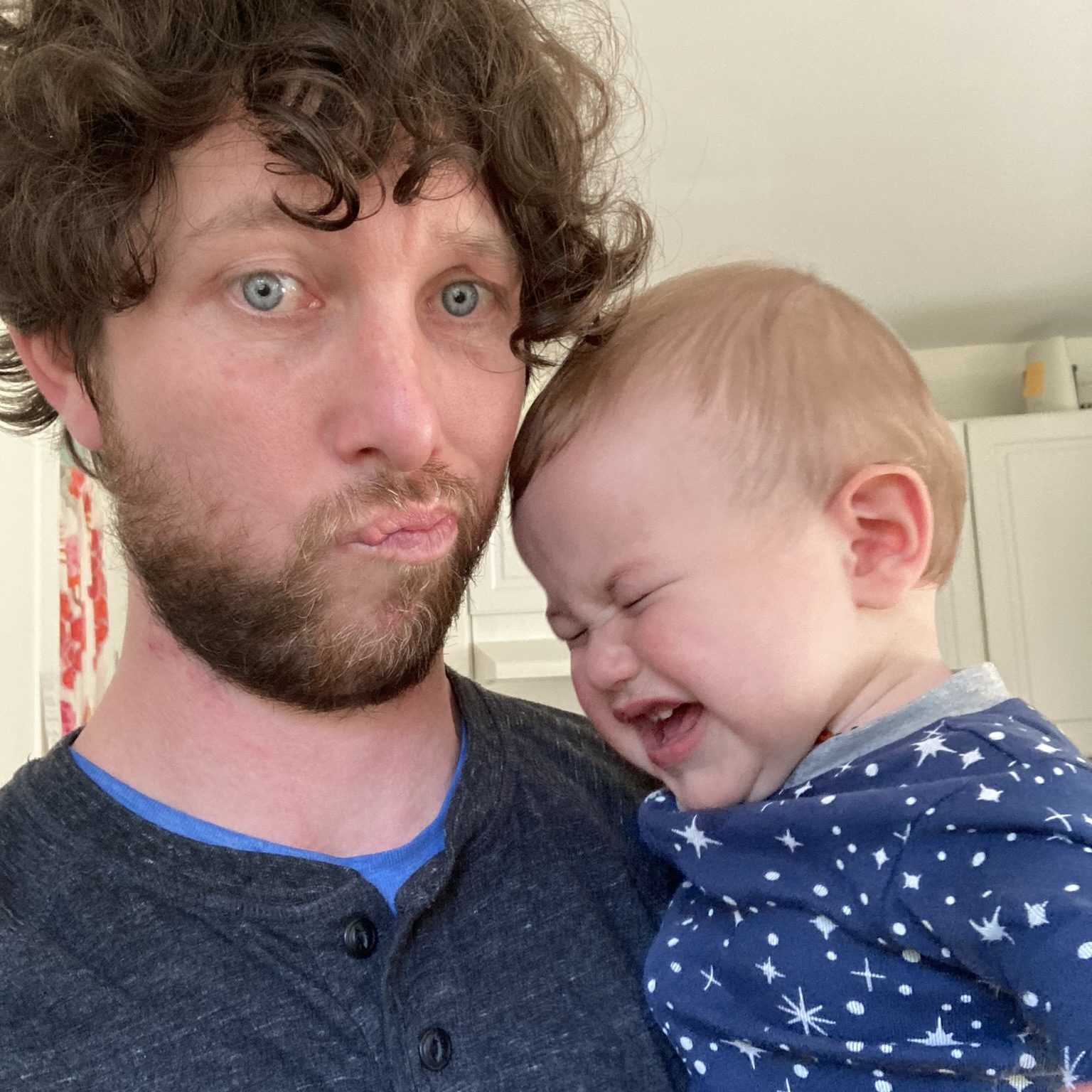 Engineer Connor Ahearn with his son, Kai. (Photo courtesy Connor Ahearn)