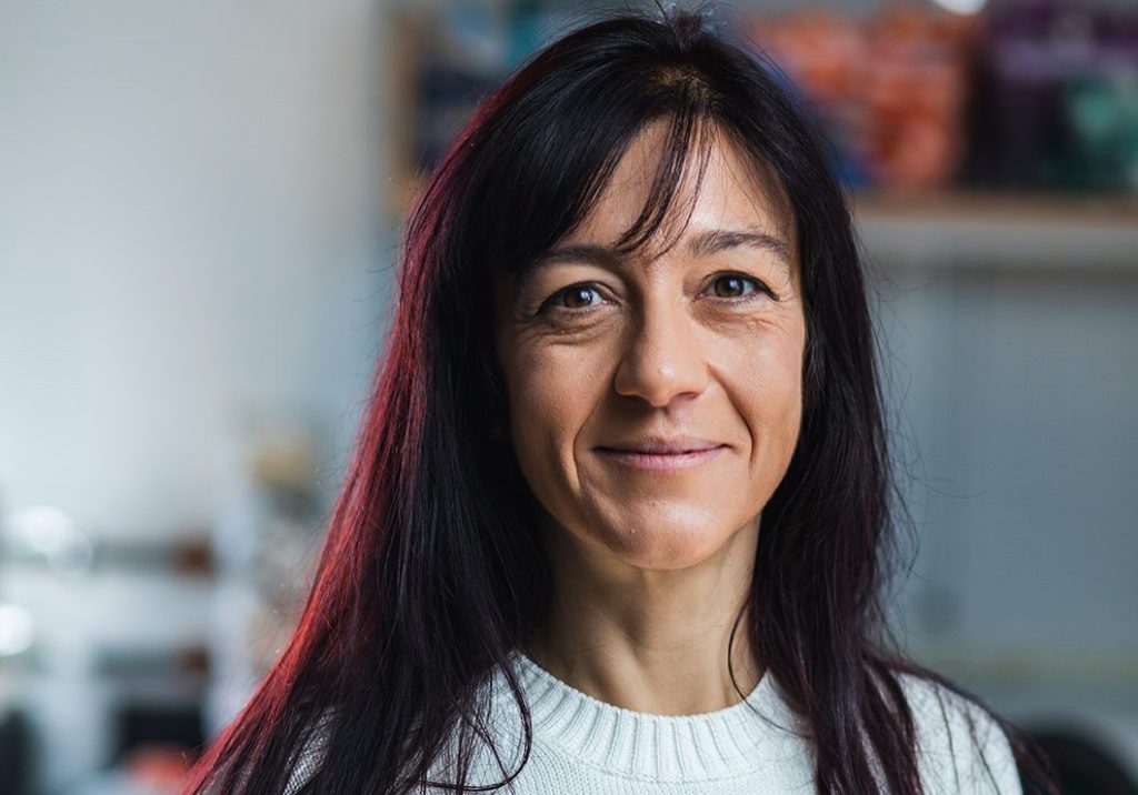 Marine microbiologist Maria Pachiadaki. (Photo by Daniel Hentz © Woods Hole Oceanographic Institution)